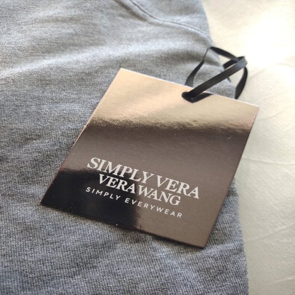 NWT Simply Vera Vera Wang Ruched Sweatshirt/ Loungewear 😘 - Picture 5 of 7